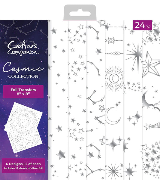 Cosmic Collection 8" x 8" Foil Transfers