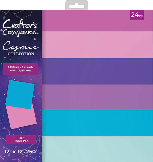 Cosmic Collection 12” x 12” Pearl Paper Pad
