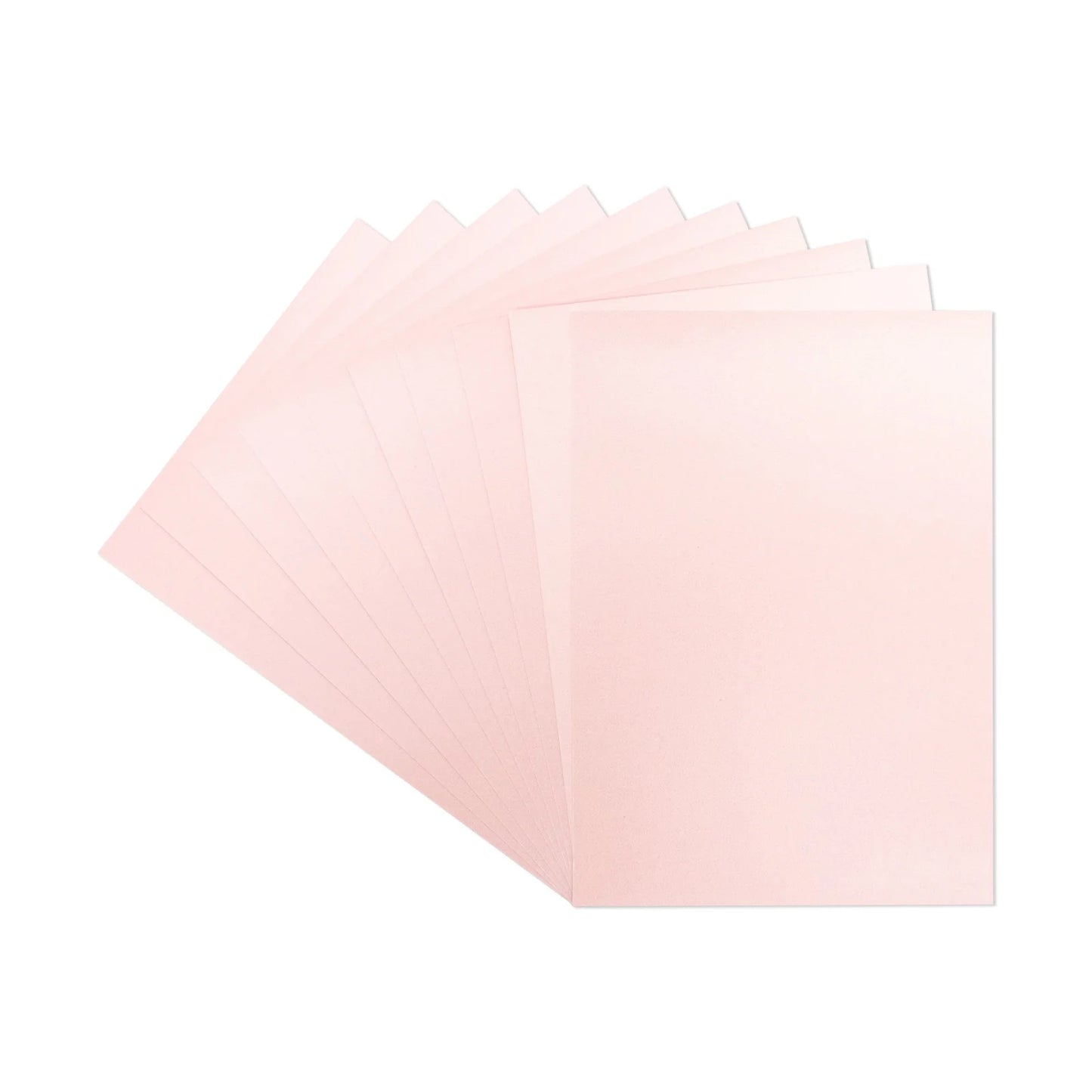 Crafter's Companion Centura Pearl Single Colour A4 10 Sheet Pack - Baby Pink