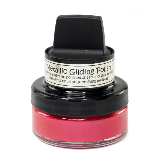 Cosmic Shimmer Metallic Gilding Polish - Carmine Red