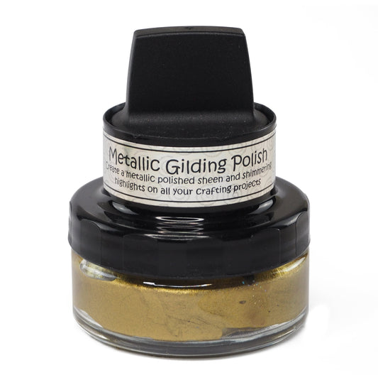 Cosmic Shimmer Metallic Gilding Polish - Tarnished Gold