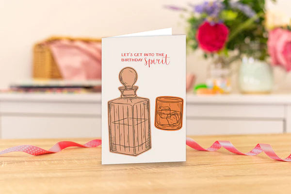 Gemini Cheers To You Stamp & Die - Whiskey Business