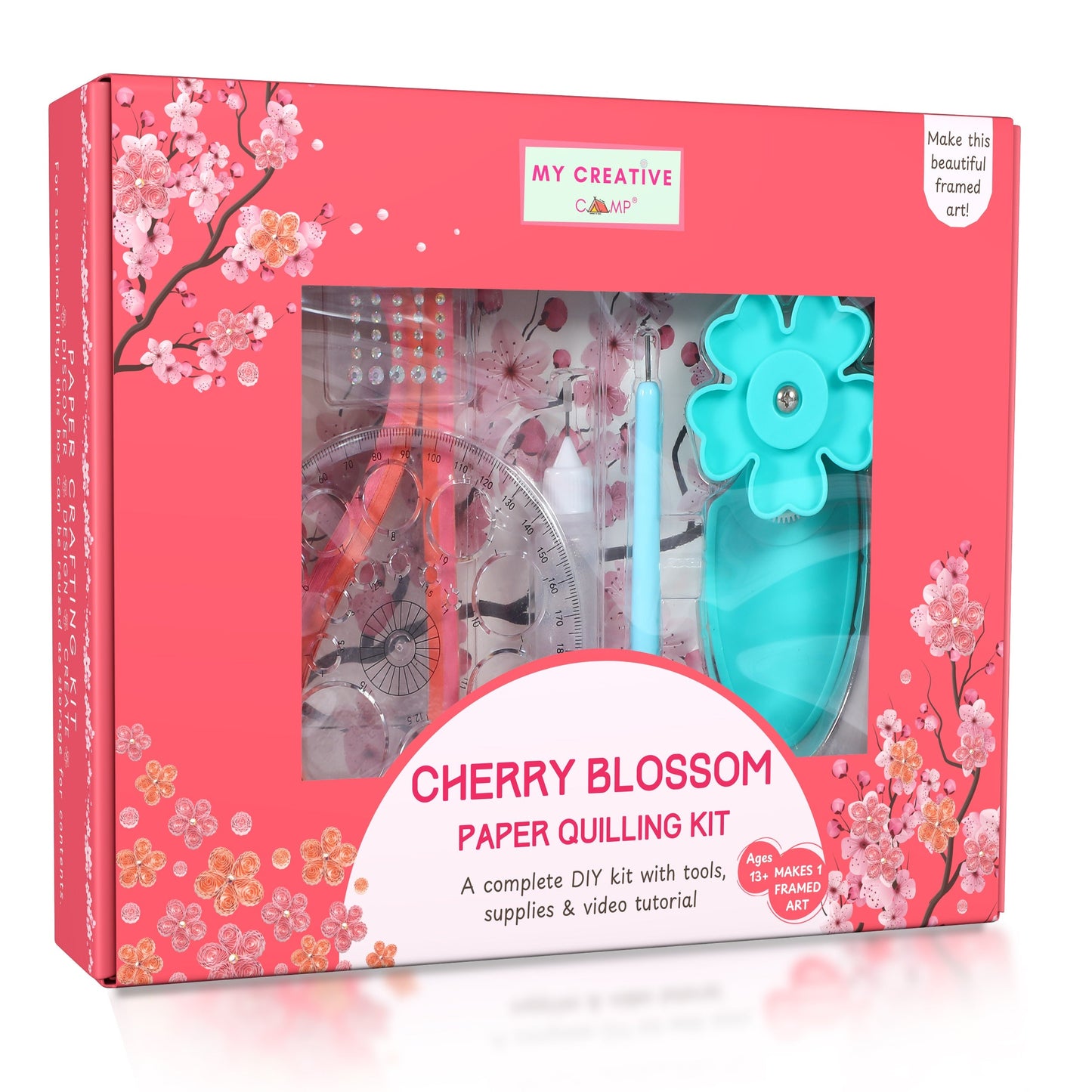 My Creative Camp Cherry Blossom Paper Quilling Craft Kit