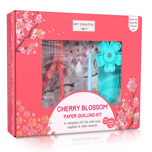 My Creative Camp Cherry Blossom Paper Quilling Craft Kit