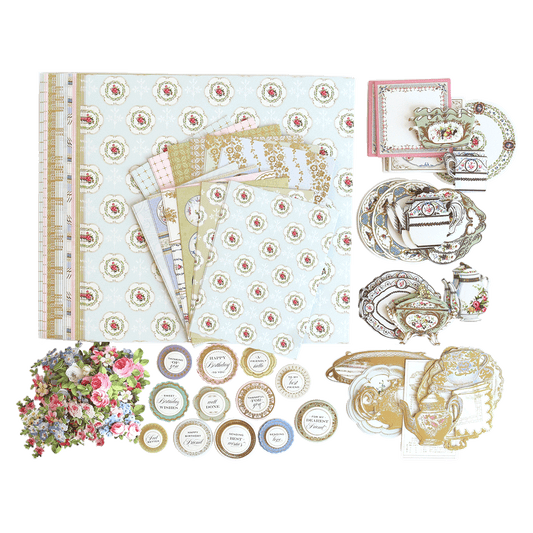 China Cabinet Paper Crafting Kit