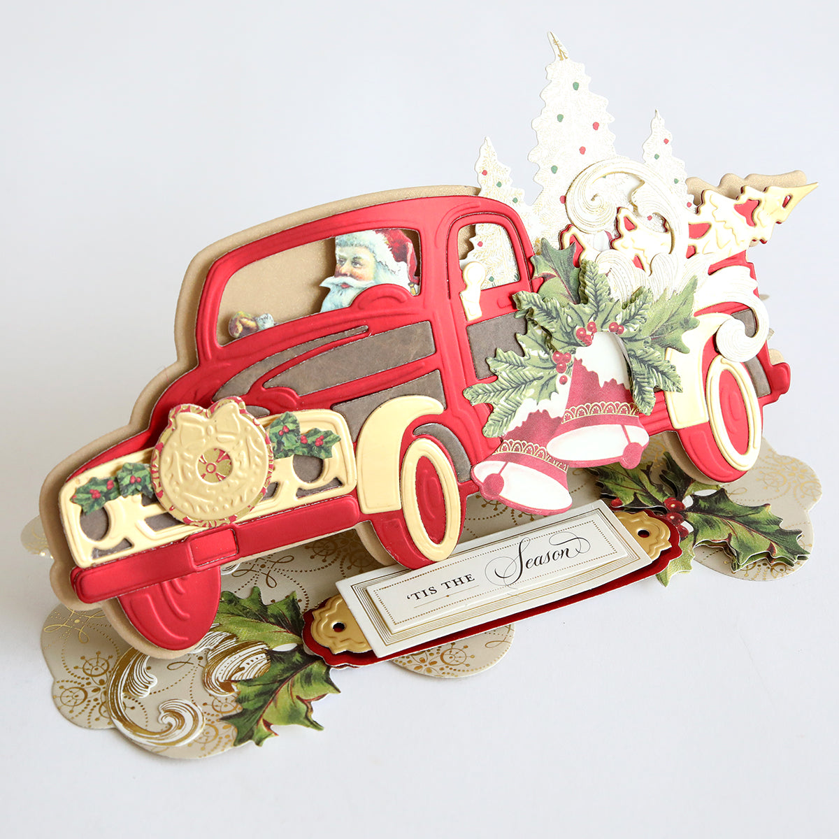 Christmas Truck Easel Die