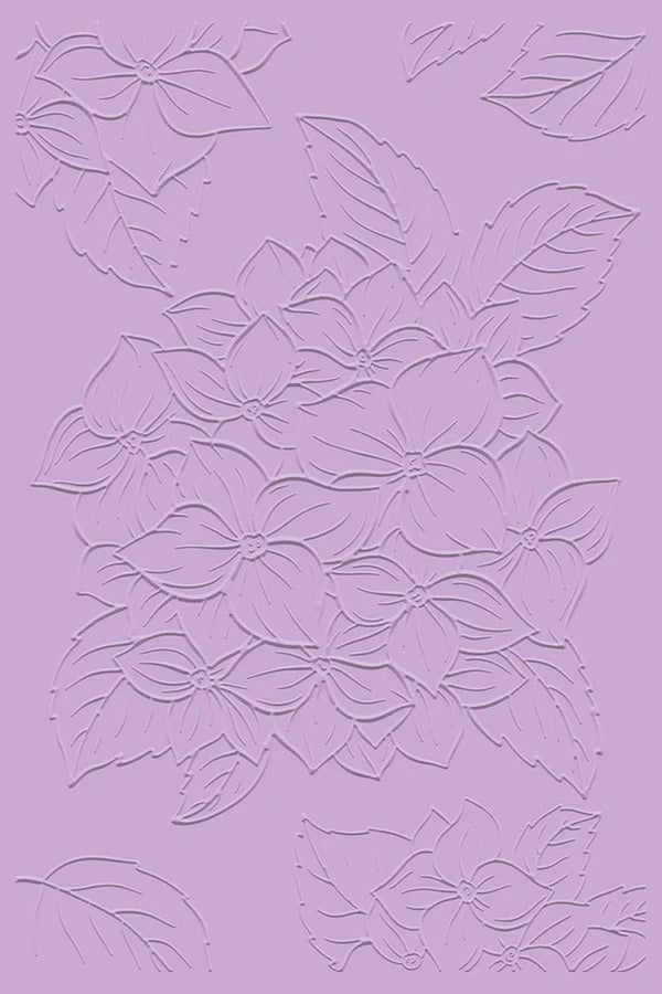 Gemini Illustrated Embossing Folder - Butterfly Hydrangea