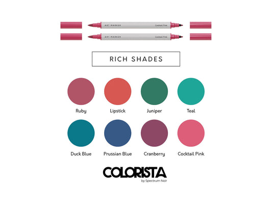 Colorista - Art Marker - Rich Shades 8pc