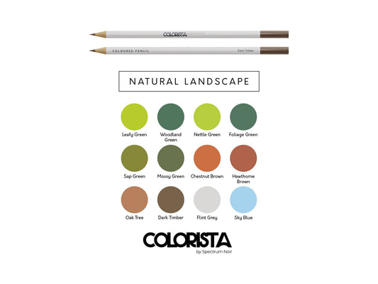 Colorista - Coloured Pencil - Natural Landscape 12pc