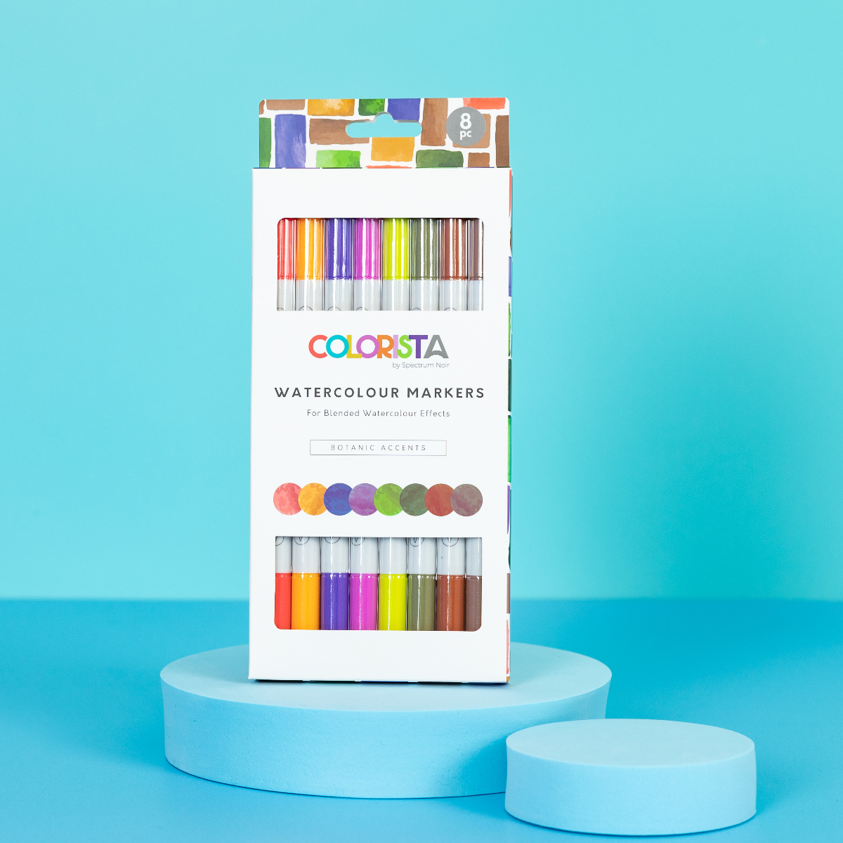 Colorista - Watercolour Marker - Botanic Accents 8pc
