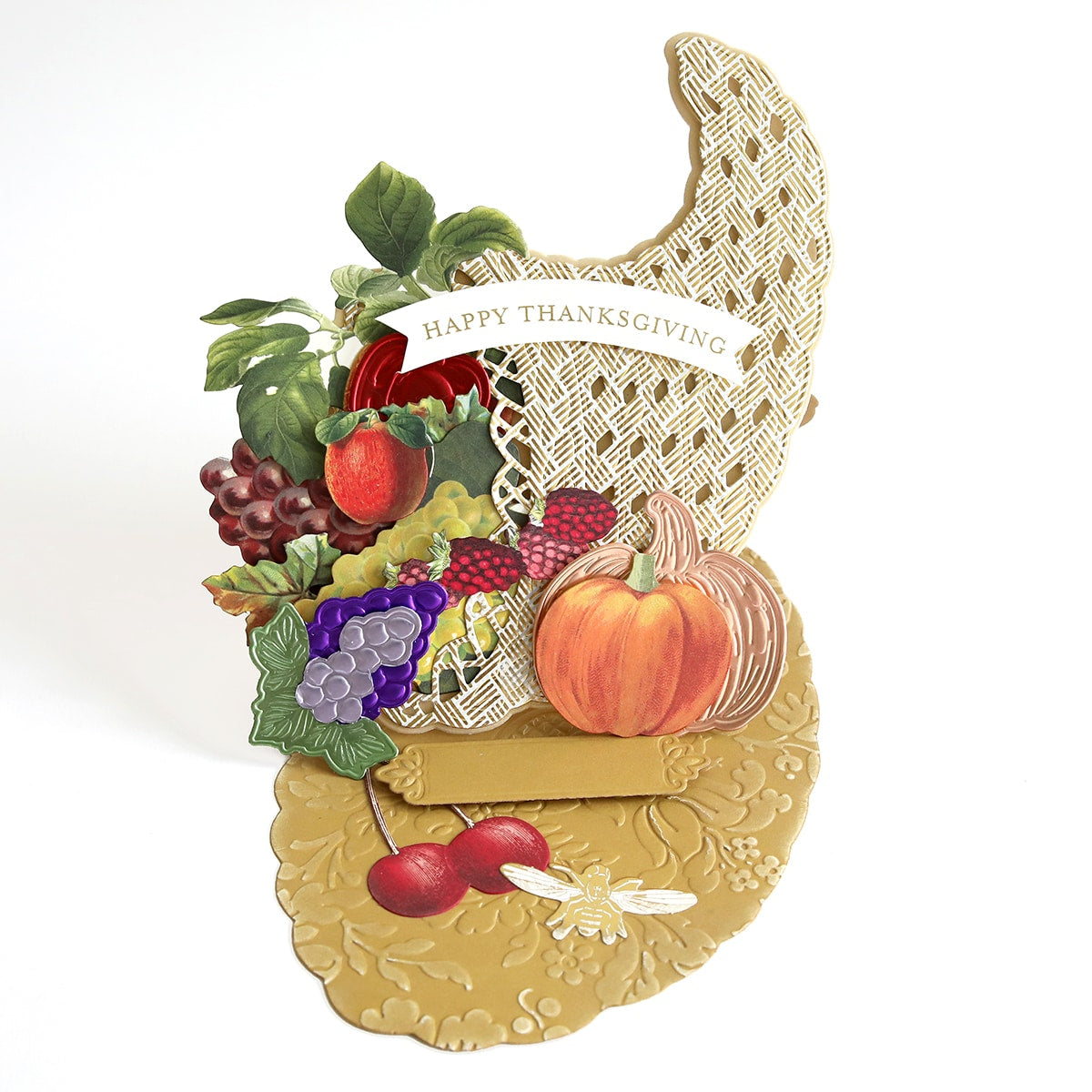 Cornucopia Easel Card Dies