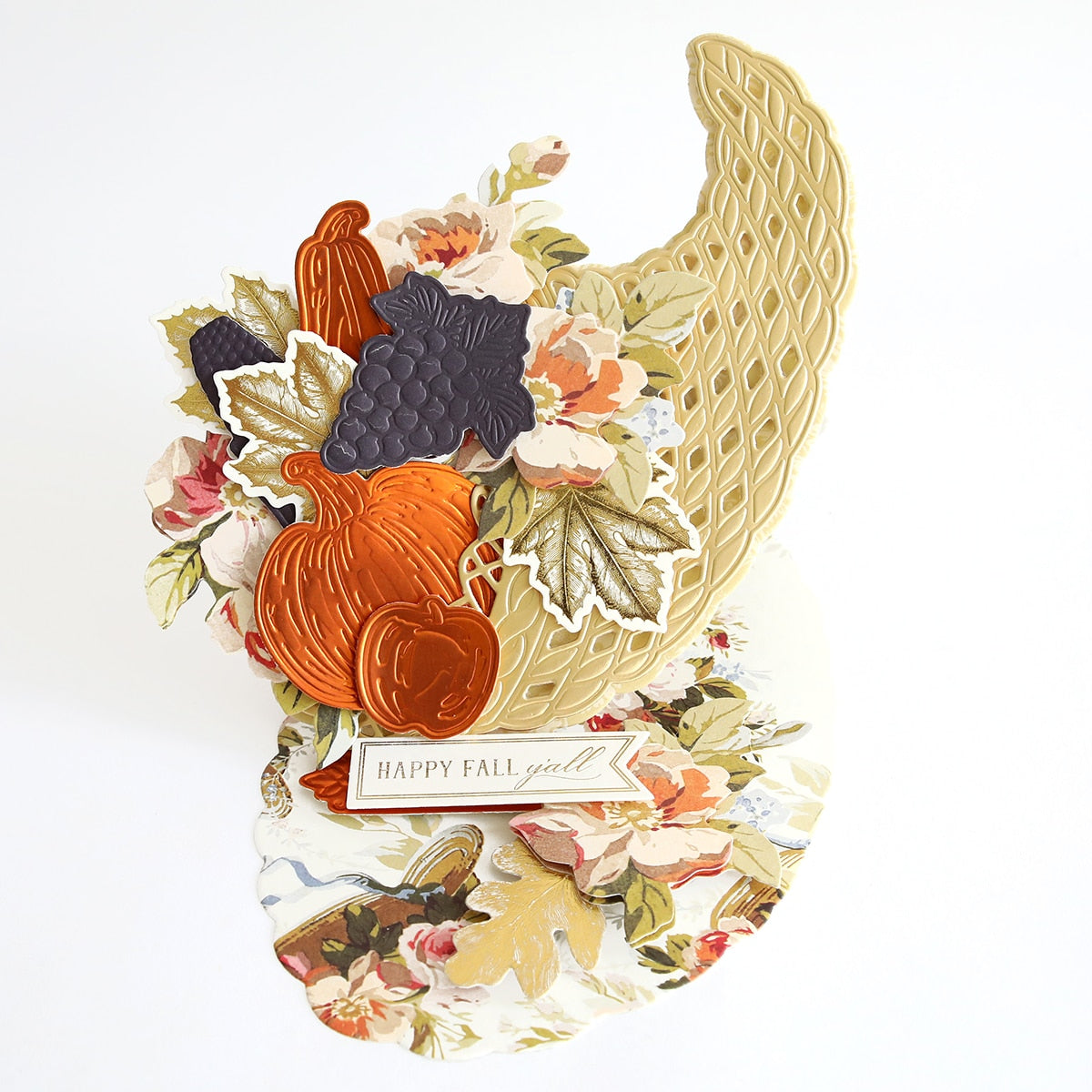 Cornucopia Easel Card Dies