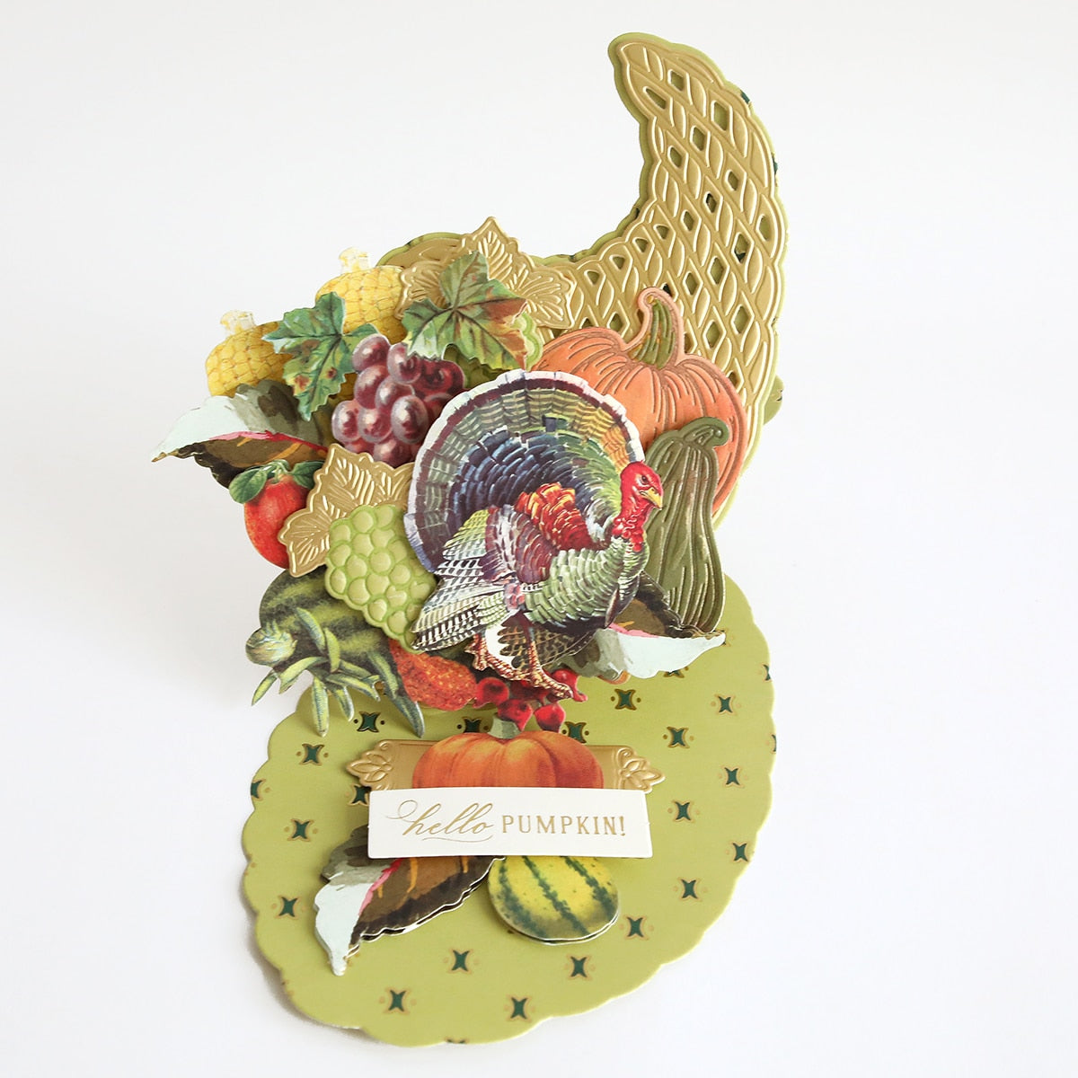Cornucopia Easel Card Dies