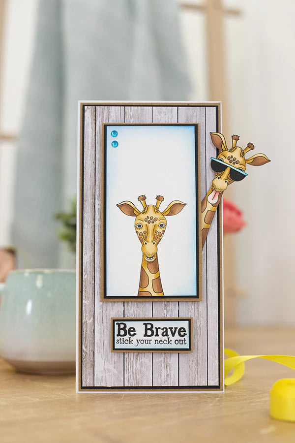 Crafter's Companion Clear Acrylic Stamp – Reach for the sky