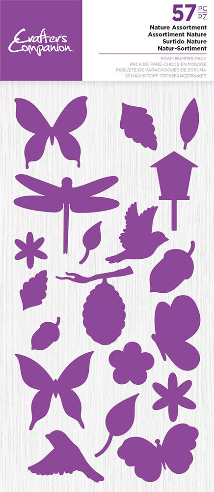 Crafters Companion Foam Bumper Pack - Nature Assortment
