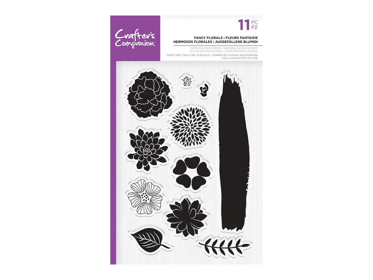 Crafter's Companion Photopolymer Stamps - Fancy Florals