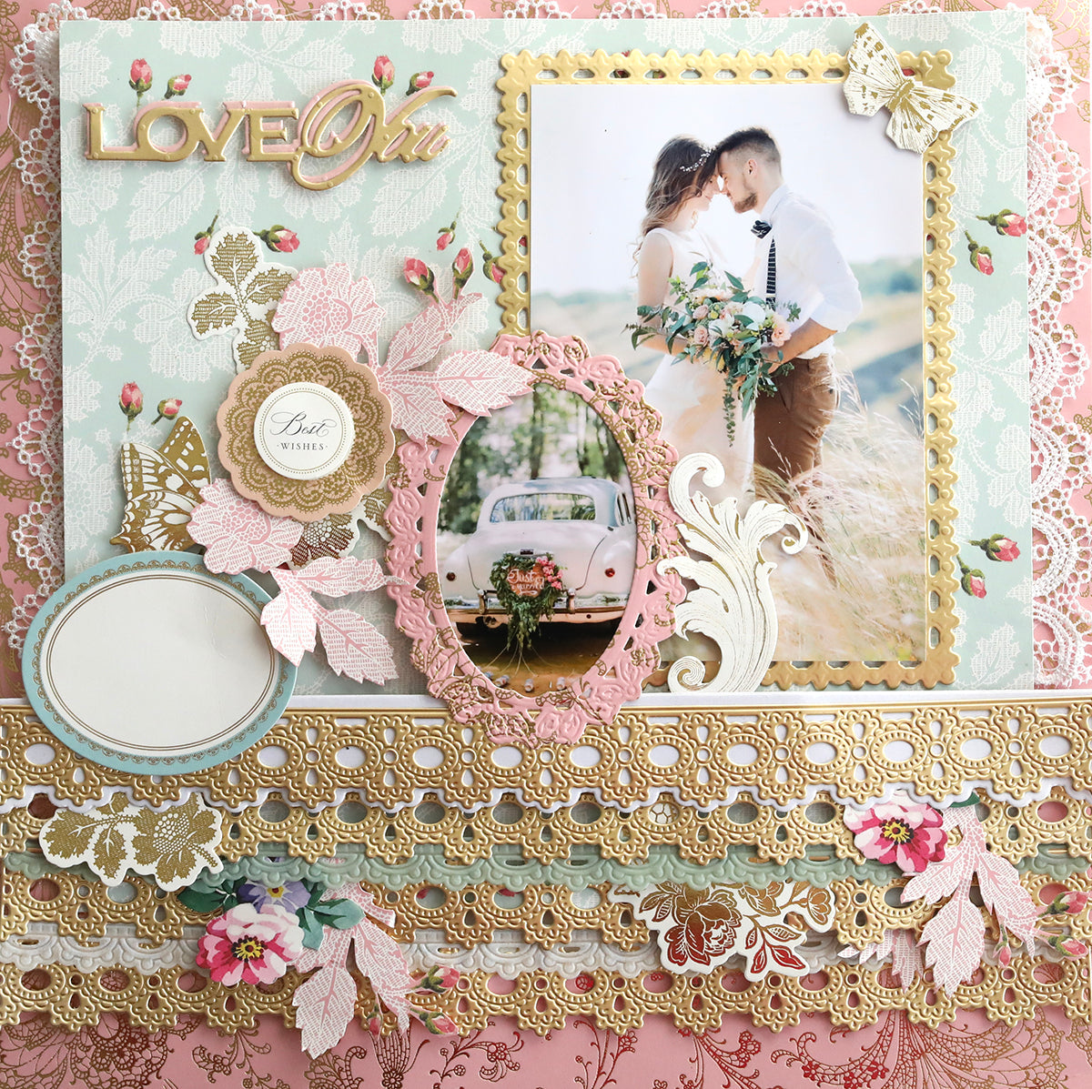 3D Ribbon Border 12" Dies