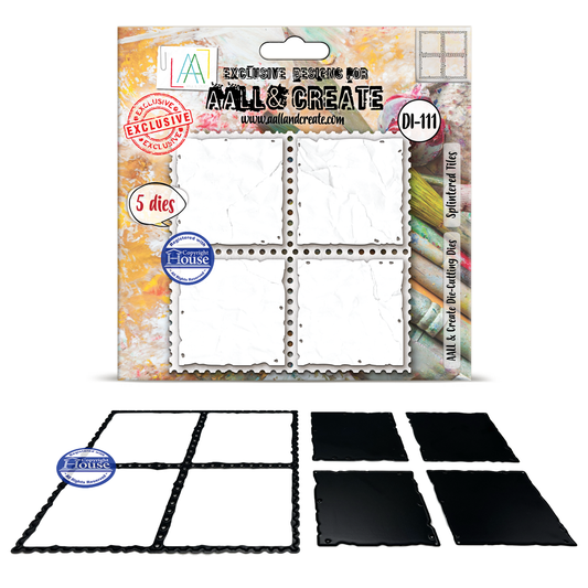 AALL and Create - Die-Cutting Die Set - Splintered Tiles