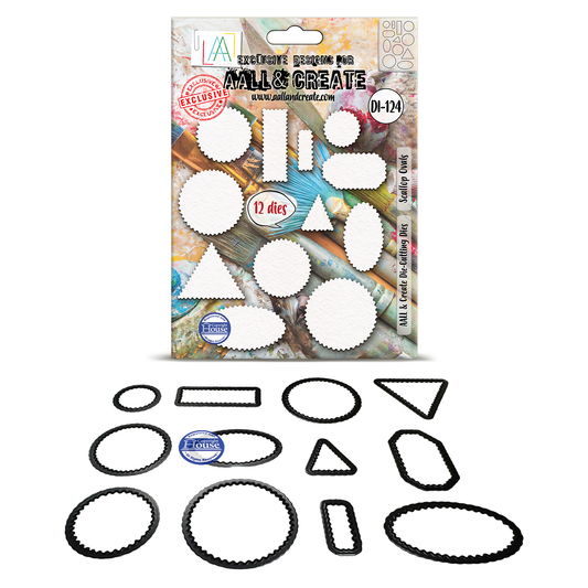 AALL and Create - Die-Cutting Die Set - Scallop Ovals