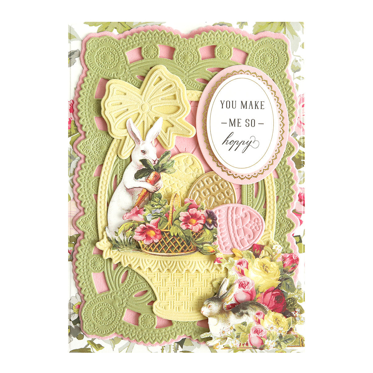 Spring Flocked Cardstock