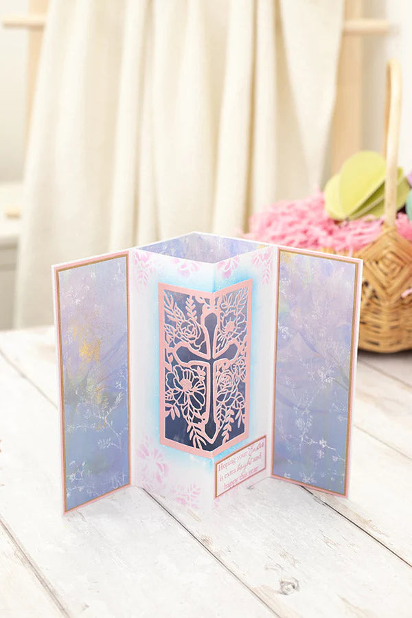 Crafter's Companion Easter Collection Dies- Floral Cross