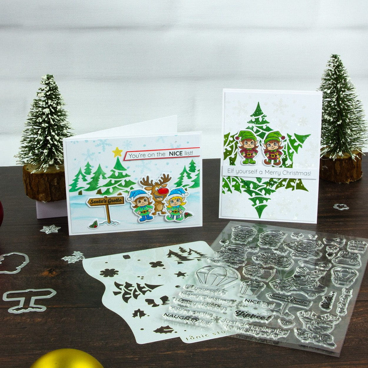 A Very Elfy Creative Collection - Die, Stamp & Stencil Set