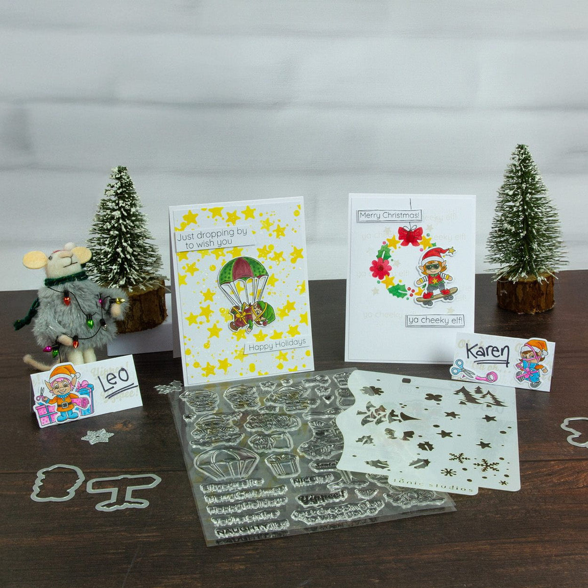 A Very Elfy Creative Collection - Die, Stamp & Stencil Set