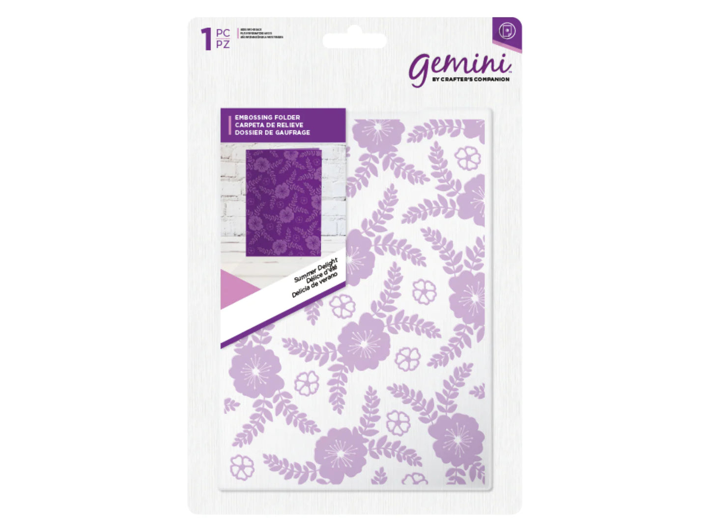 Gemini - Embossing Folder - Summer Delight