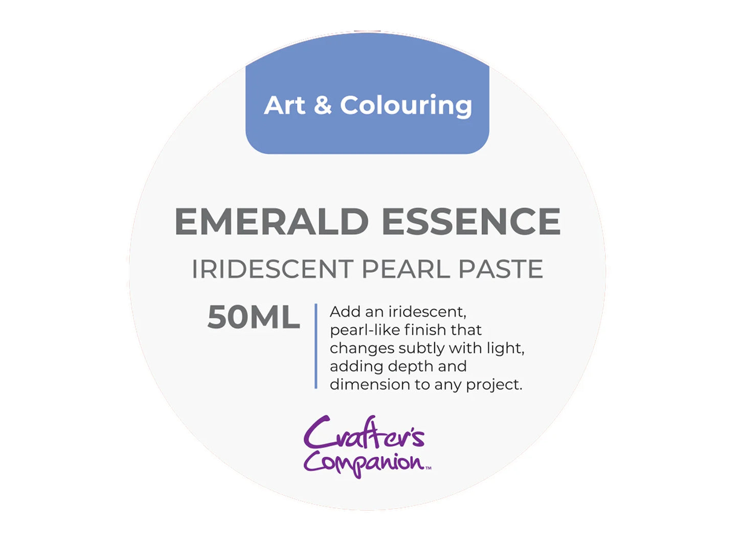 Crafters Companion Iridescent Pearl Paste - Emerald Essence