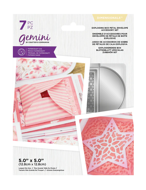 CC Gemini - Exploding Box - Petal Envelope Die Set