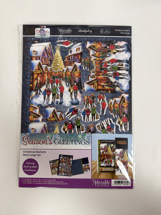 At the Christmas Market Deco-Large Set