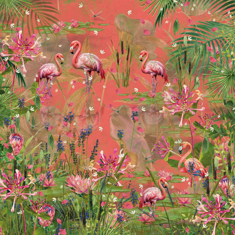 Flamazing Flamingos Paper Pad 6" x 6"