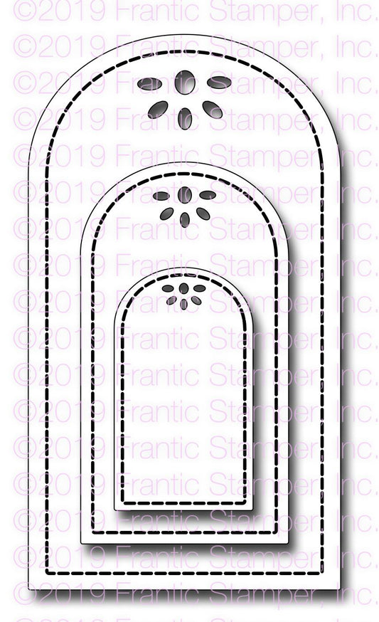 Frantic Stamper Precision Die - Sweet Rounded Tags