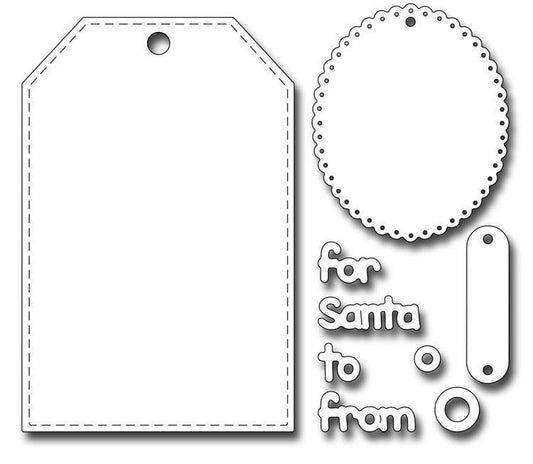 Frantic Stamper Precision Die - Tag Builder Set #1