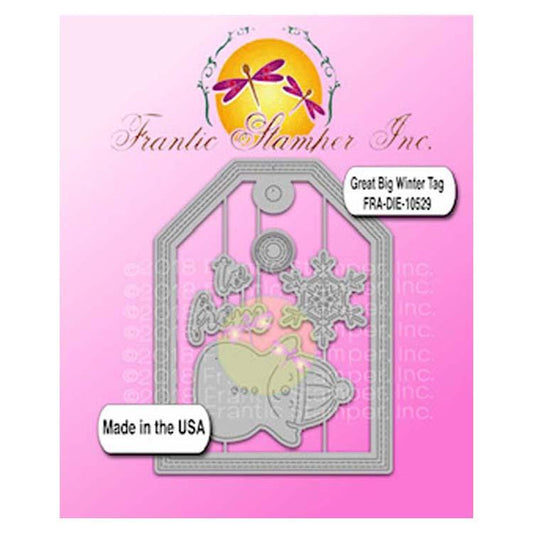 Frantic Stamper Precision Die - Great Big Winter Tag