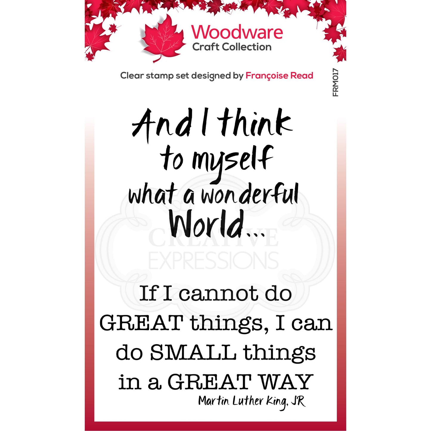 Woodware Clear Singles Great Things