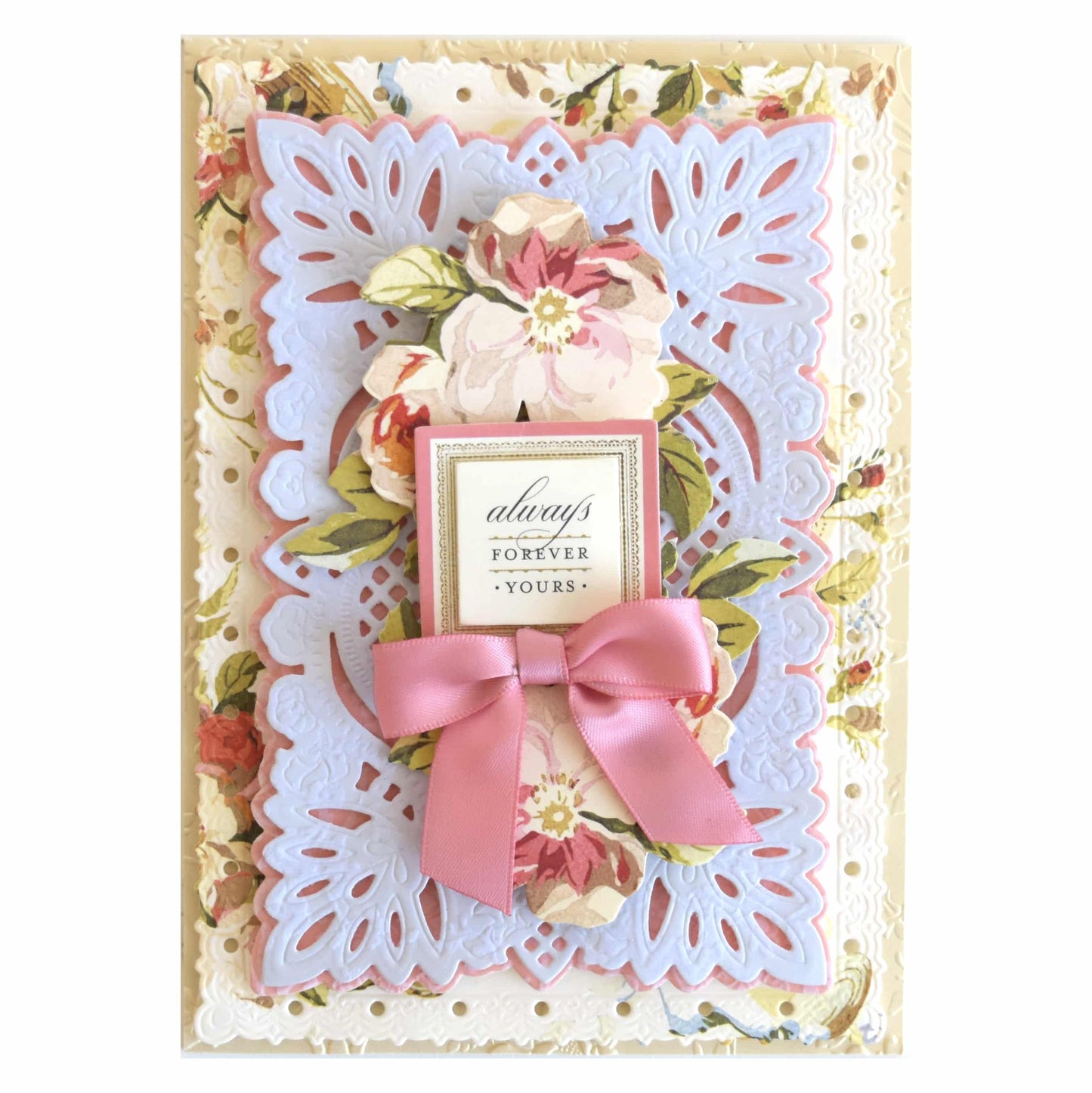 Fancy Flocked Card Layers