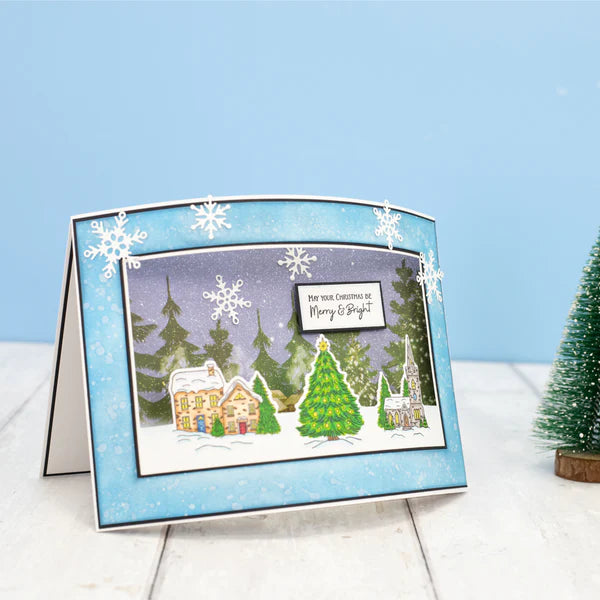 Crafters Companion Stamp and Die - Home for Christmas