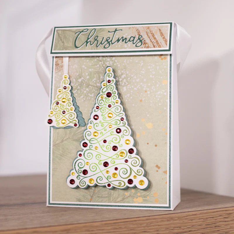 Crafter's Companion Stamp, Die and Stencil Set - Christmas Tree