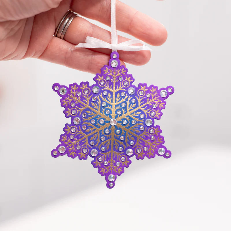 Crafter's Companion Stamp, Die and Stencil Set - Snowflake