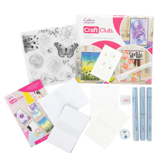 CC Monthly Craft Club- AS3- Aqua Techniques