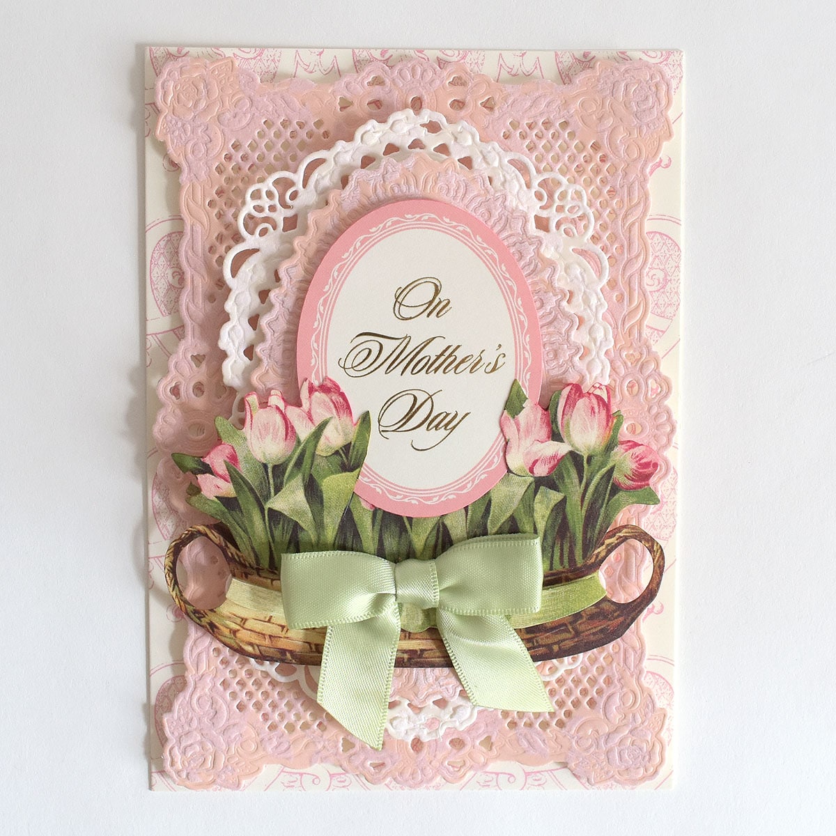 Fancy Flocked Card Layers