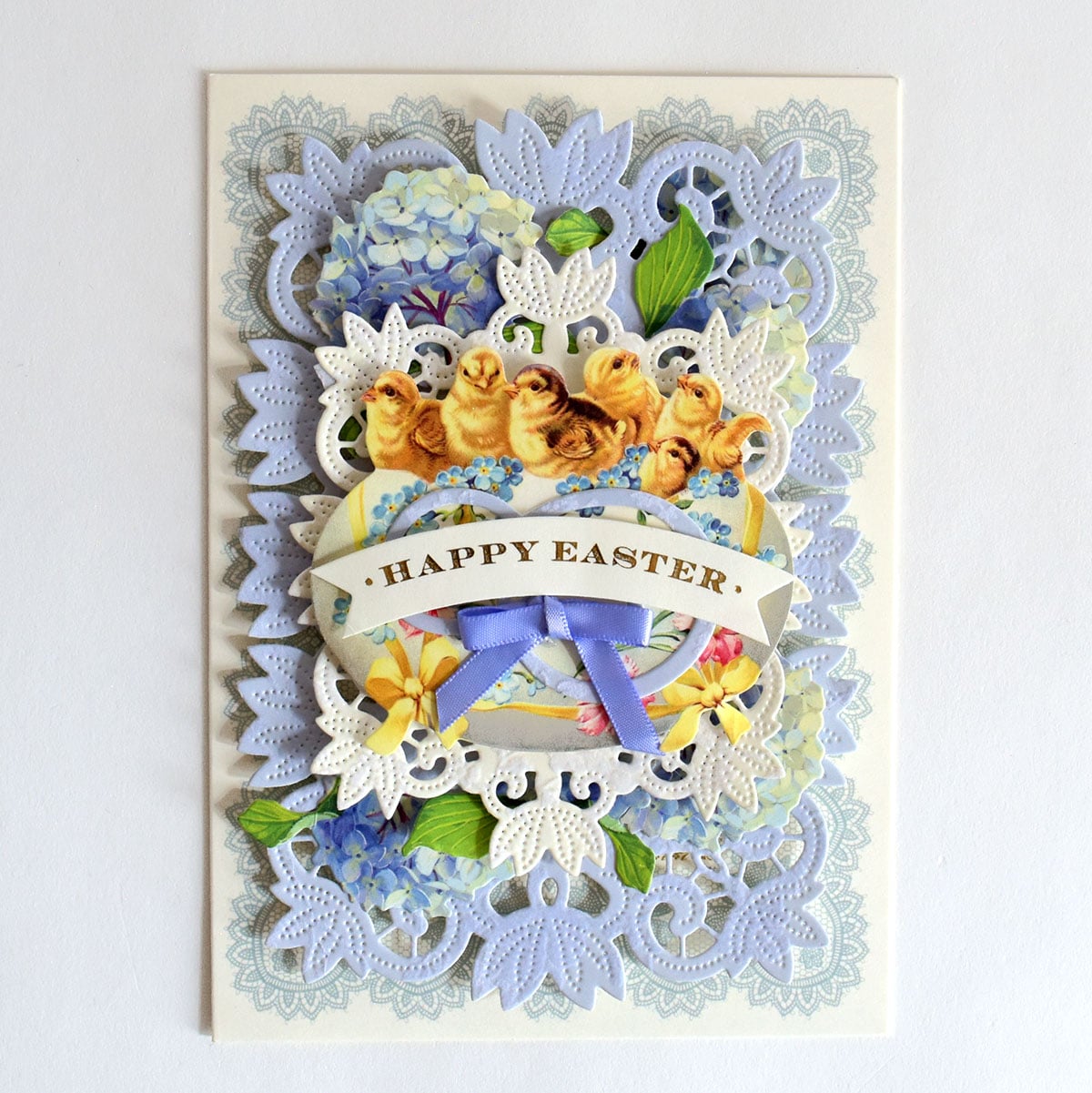 Fancy Flocked Card Layers