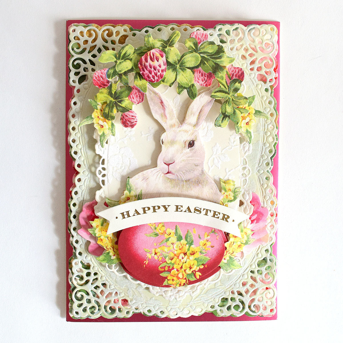 Fancy Flocked Card Layers
