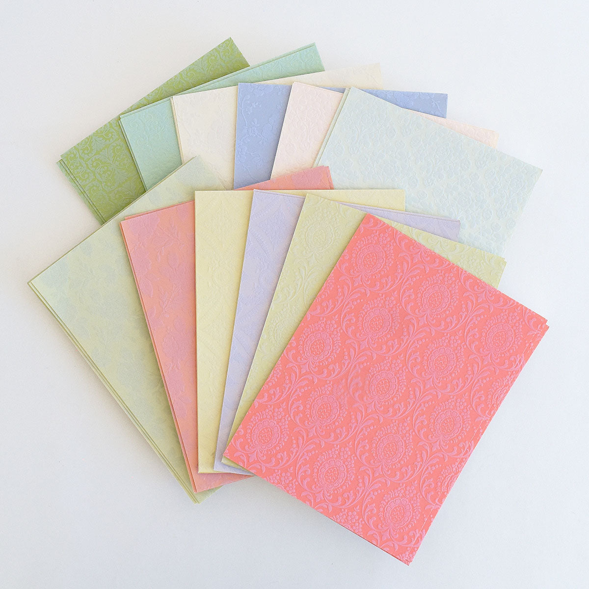 Fancy Flocked Card Layers
