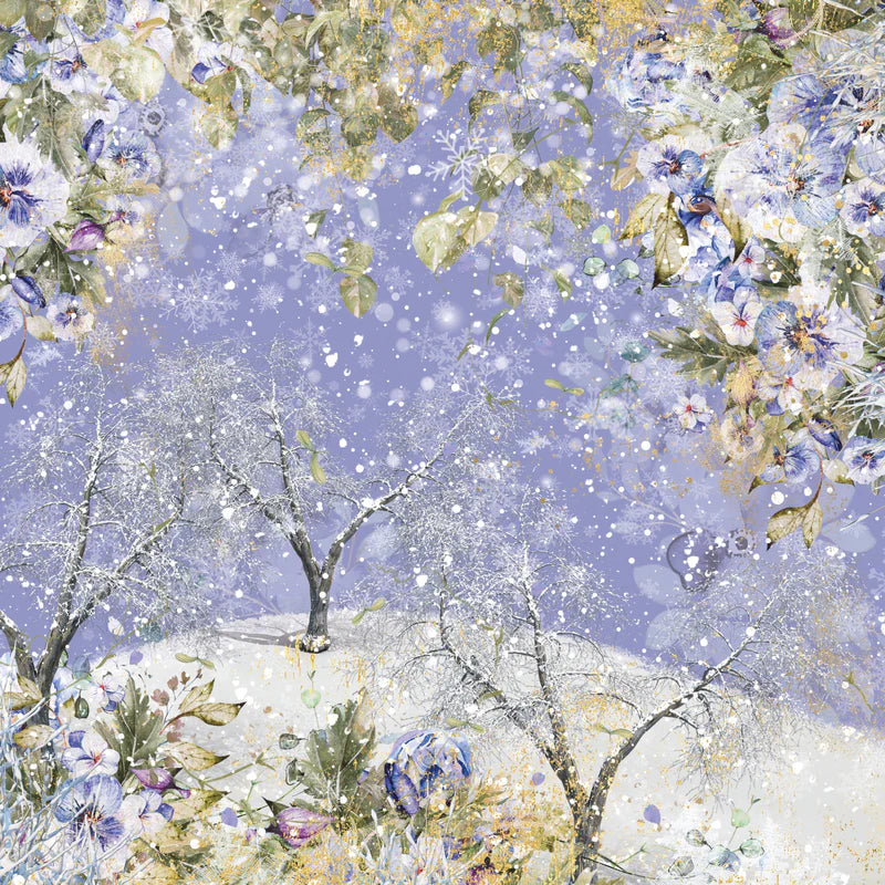 Crafter’s Companion 12”x12” Paper Pad – Winter Forest