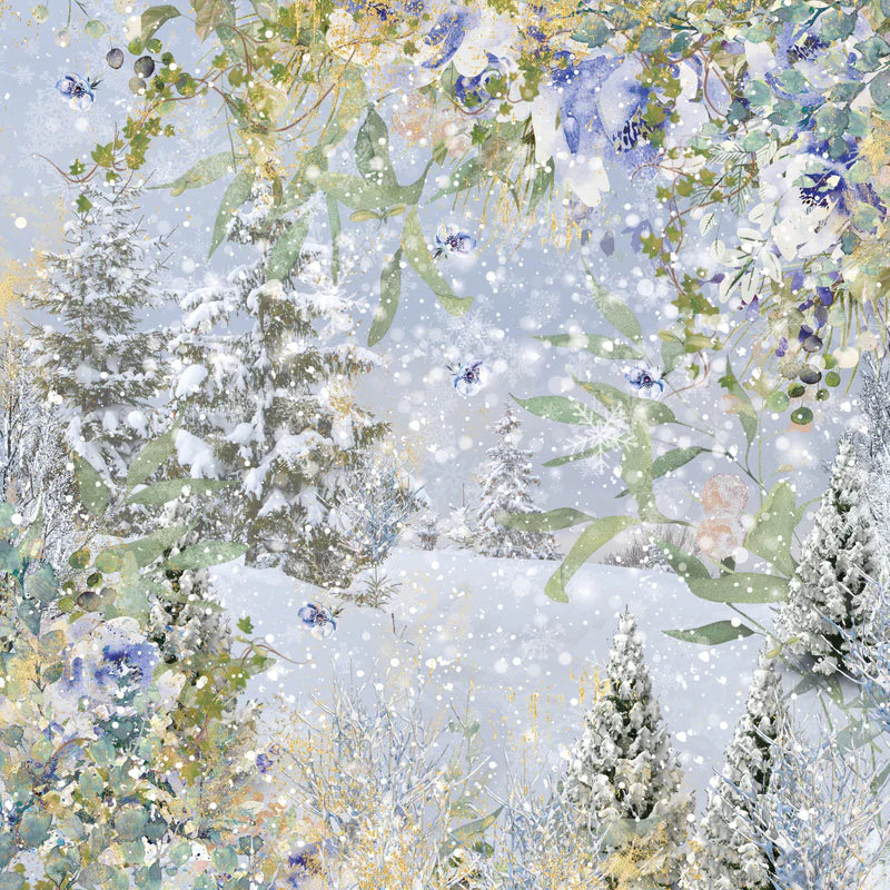Crafter’s Companion 12”x12” Paper Pad – Winter Forest