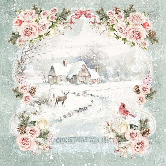 Sara Signature Christmas Rose - 6” x 6” Paper Pad