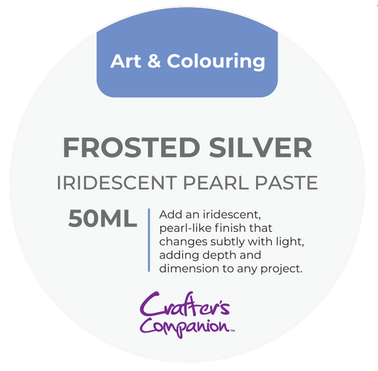 Crafters Companion Iridescent Pearl Paste - Frosted Silver