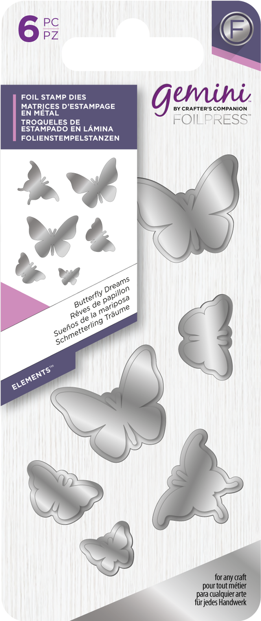 Gemini - Foil Stamp Die - Butterfly Dreams